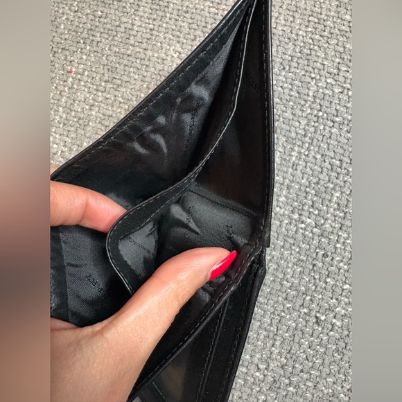 Burberry Nova Check Bifold Wallet Black Leather Authentic - Picture 15 of 16